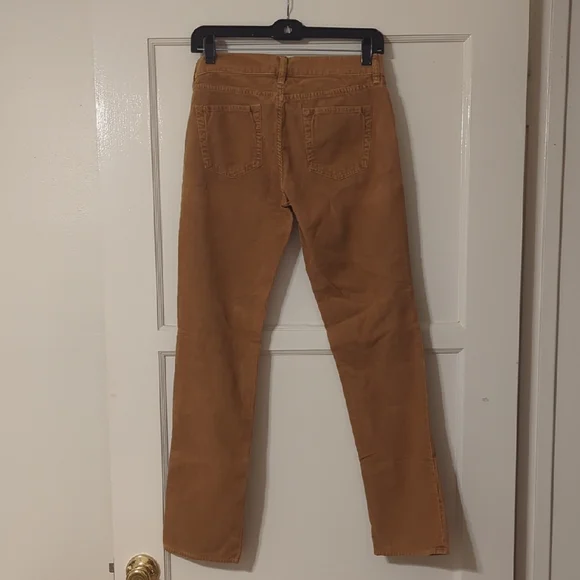 J. Crew Women's Skinny Leg Vintage Matchstick Corduroy Pants in Brown/Tan - Picture 5 of 10